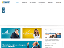 Tablet Screenshot of bproject.com.mx